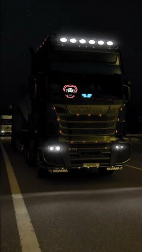 ETS 2 Open Pipe Scania V8 sound #eurotrucksimulator2 #ets2 #openpipe #scaniav8