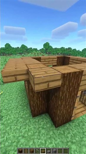 simple Mini House 🏡 #minecrafttutorial