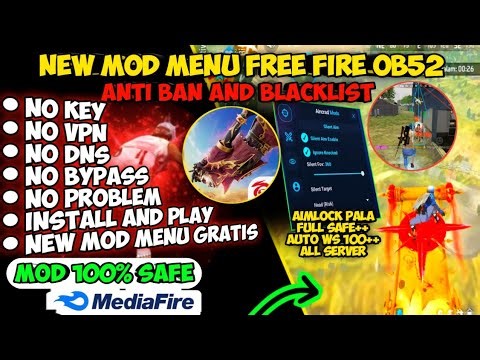 MOD 100% SAFE OB52‼️AincradClient [100% SAFE] ANTIBAN/BL NEW FULL SAFE😈👾 ANTI BAN AND BLACKLIST😘🤩