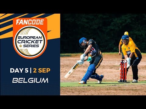 🔴 FanCode European Cricket Series Belgium, 2022 | Day 5 | T10 Live Cricket