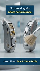 How to Clean & Care for Your Hearing Aids Properly! 🧼🎧 | Hearing Aid Tips #Shorts