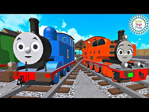 ThomToys Land Thomas and Friends Roblox Train Crashes