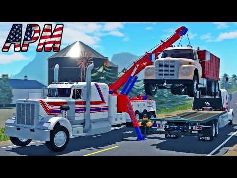 I Used my BRAND NEW Rotator to Recover This Truck In APM! | Roblox American Plains Mudding