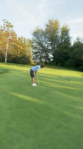 Charlie on hole #13 (Par 3) at Gopher Hills GC (Cannon Falls, MN) in mid-September 2025. | Charlies Golfing Club