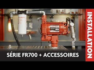 Installation des accessoires de transfert de carburant Fill-Rite