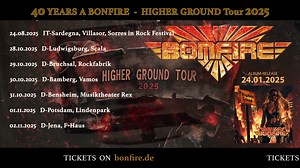 7.8K views · 103 reactions | BONFIRE-Higher Ground Tour-2025-40 Years A Bonfire-Anniversary | Bonfire | Facebook