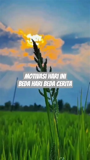 Motivasi hari ini, beda hari beda cerita