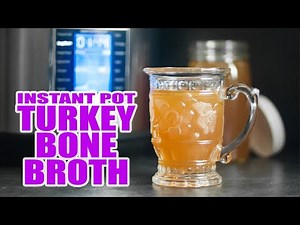DIY Instant Pot TURKEY BONE BROTH 🦃 Mmmmm!
