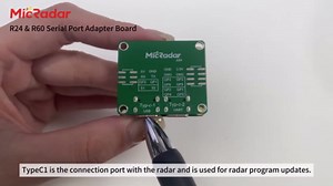 R60ABD1 Lidar Sensor, 60GHz Motion Detection Radar, Human Presence Detection Sensor Module for Smart Home