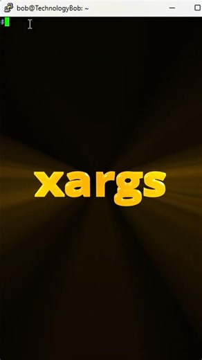 xargs Magic: Pipe Arguments Like a Pro #linux #tutorial #shorts