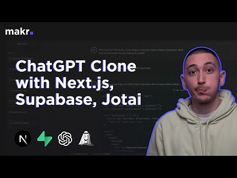 ChatGPT Clone with Next.js, Supabase and Jotai