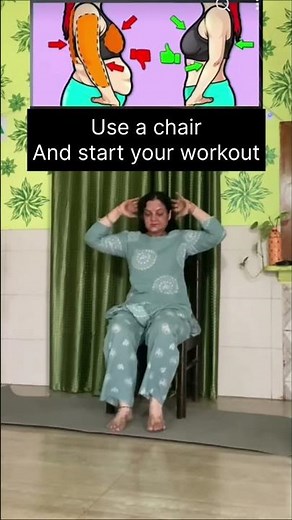 10-Min Chair Workout 🔥 Burn Fat While Sitting | Office Workout | No Equipment Needed!