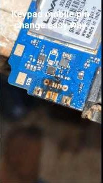 keypad mobile charging pin change easy way #smartphone #keypadmobilepinchange