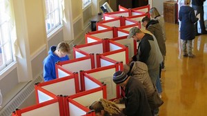 How to find information about voting in your town