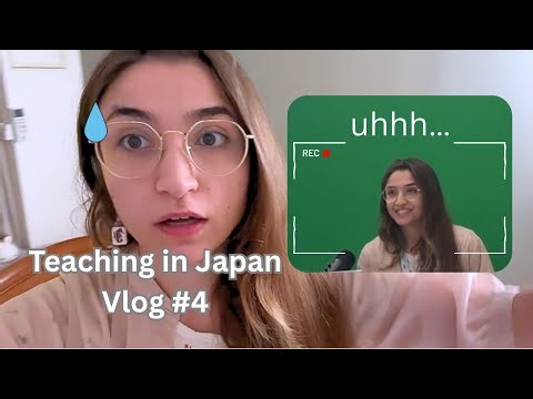 Introducing myself to my Japanese school without puking AND TEACHING MY FIRST CLASS
