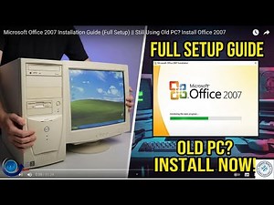 Microsoft Office 2007 Installation Guide (Full Setup) || Still Using Old PC? Install Office 2007