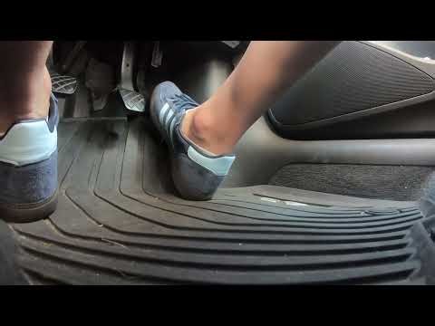 Driving in Navy Adidas Spezial (2)