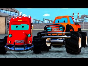 We are Monster Truck + More Vehicle Cartoon Videos for Kids