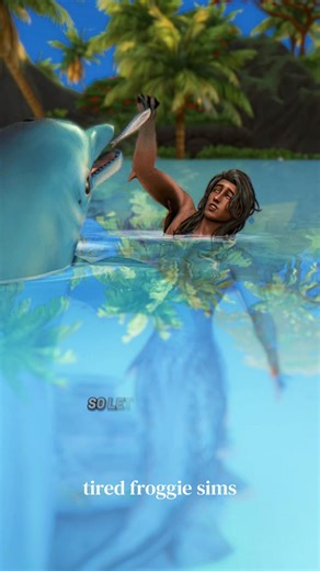 How I play mermaids in the sims #sims4 #ts4 #sims4gameplay #sims4cc