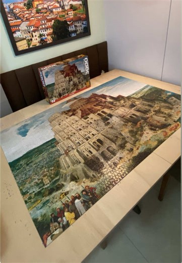 Finalizando a Torre de Babel da @Grow Jogos e Brinquedos #quebracabeça #qctiktok #puzzle