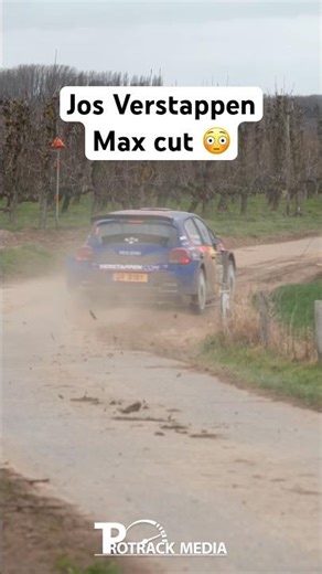 Jos Verstappen max cut at Haspengouw Rally 2026 #rally #rallye #fyp