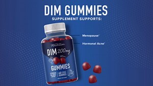 DIM Gummies | 200mg | Hormone Balance Gummies for PMS, Menopause, Hormonal Acne & More | Estrogen Balance & Detox for Women and Men | with 50mg Beet Root for Antioxidant Support | Gluten-Free | 60ct.