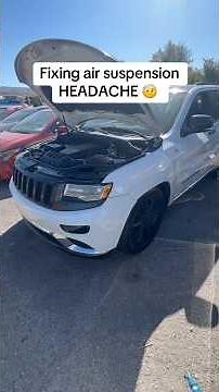 2014 jeep grand Cherokee air suspension problem fixed. Must have scan tool for special functions