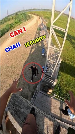 Can I Chasing Security 😱Pov Parkour #shortvideo #shotrs #shortsvideo #youtubeshorts #parkour #flip