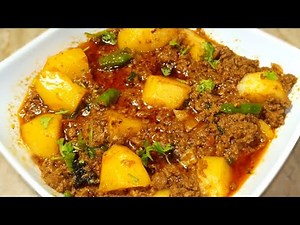 Lucknowi Aloo Keema Recipe | Authentic & Easy Cooking | Pakistani & Indian Style | Alina's Kitchen