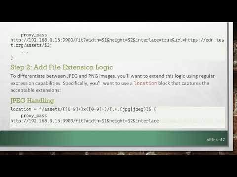 How to Configure Nginx to Proxy Pass Images Based on Their Extension