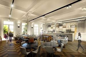 Artist's impression of Paisley Town Hall