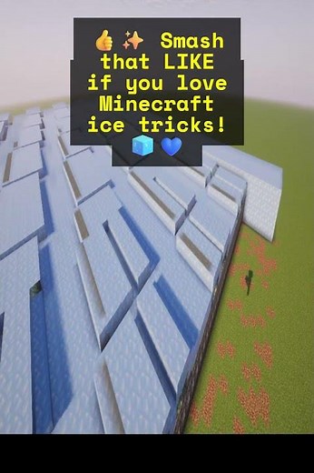 🧊🚀 UNBELIEVABLE! Moving Ice Blocks in Minecraft 😱❄️