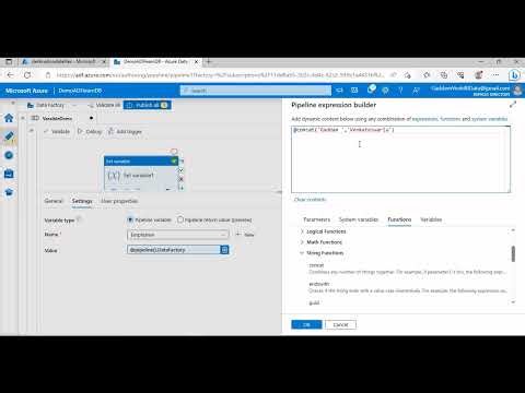 Understand about How to create Variables using Azure Data Factory in Telugu