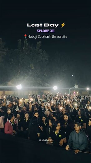 Shankar 🕊️ on Instagram: "XPLORE xII 🔥last day Netaji Subhash University . . . . . . . . . . . . #viral #trending #jamshedpur #jharkhand #explore"