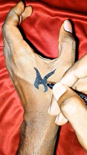 hand tattoo video. #tattoo #art #tattooideas