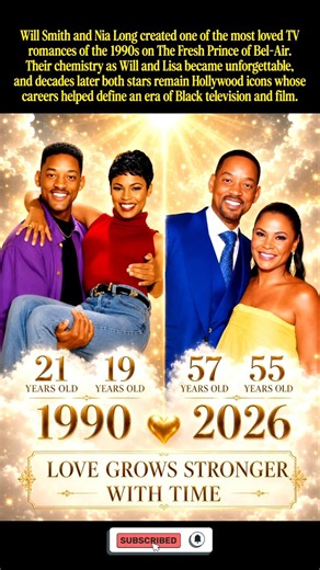 Will Smith And Nia Long: From Bel-Air To Legends! #willsmith #nialong