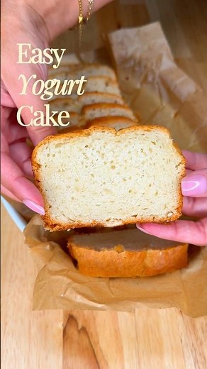 The EASIEST Yogurt Cake Ever!