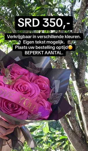 Order Custom Valentine Roses in Suriname