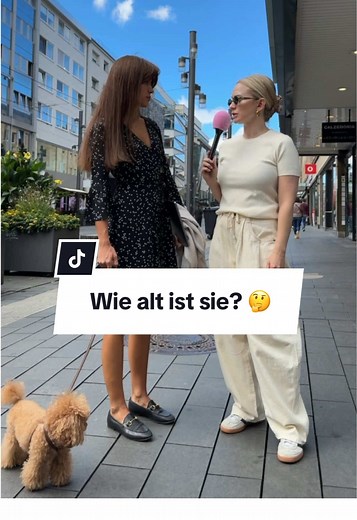 Was denkt ihr wie alt sie ist? 🤔 #interview #streetinterview #gutefrage