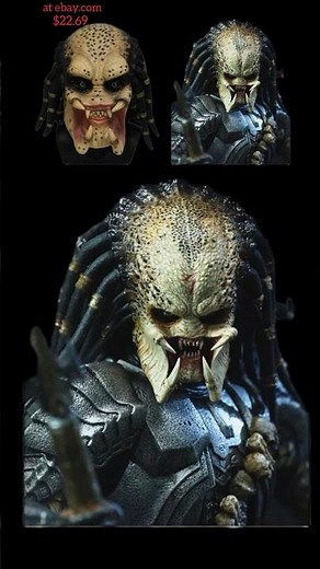 Alien Predator Mask latex adults halloween Fancy Dress Theme Costume cosplay AVP #horror #halloween