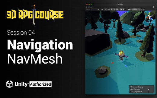 Unity2020 3DRPG游戏开发教程|Core核心功能04:Navigation 智能导航地图烘焙｜Unity中文课堂