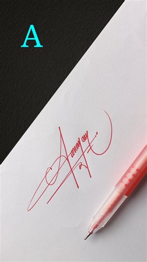 Letter A Simple Signature Idea | Professional Signature Design