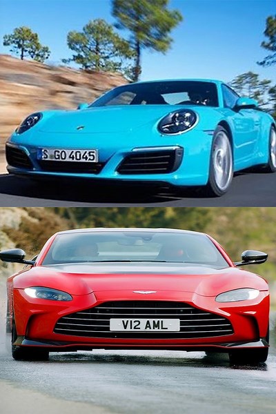 Porsche 911 Carrera S vs Aston Martin V12 Vantage