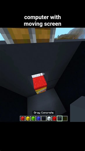 Minecraft Computer With Moving Screen💀
