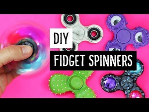 DIY Fidget Spinner Hacks | 5 Crazy Ways to Customize! | Sea Lemon