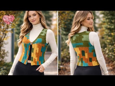 The Easiest Vest to Crochet | Crochet Vest for Beginners | DIY