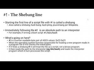 Shell Scripting - 2 - Script Execution