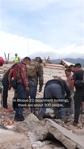 ‘We don’t have a choice’: Venezuelan pleads for heavy machinery to help find those in rubble