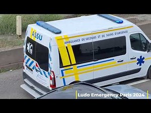 Nouveau Mercedes Sprinter Samu de Paris + ambulances + Samu 95 94 78 92 en urgence + us