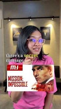 Hidden message in Mission Impossible 🤌